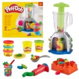 Play Doh Swirlin’ Smoothies Toy Blender Playset, Play Kitchen Appliances, Kids Arts and Crafts Toys for 3 Year Old Girls and Boys and Up