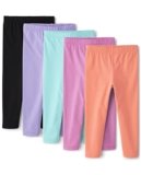 The Children’s Place,Capri Leggings,Beach Plum,Small (5/6)