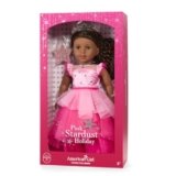 American Girl 2024 Pink Stardust Holiday Collector Doll with Swarovski Crystals – Brunette