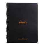 Rhodia 193039C Quaderno, Nero, DIN A4+ 225 x 297