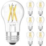 Sunco 6 Pack LED Light Bulbs A15, 7W=60W, 5000K Daylight, 800 LM, Dimmable Decorative Edison Vintage Bulbs, Indoor Outdoor, E26 Medium Base.