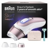 Braun Skin I·Expert Epilatore Luce Pulsata Smart, Epilazione Laser Peli Donna A Casa, Riduzione Permanente Dei Peli, App Gratuita, Pochette, Rasoio Gillette Venus, 3 Testine, PL7311