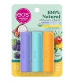 eos Natural Shea Lip balm – Acai Blackberry, Fresh Coconut, Mango Nectar, eos lip balm, All-Day Moisture, Lip Care, Shea Butter, Moisturizing, 0.14 oz, 3-Pack Sticks