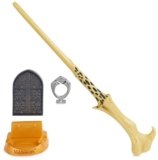 Wizarding World Harry Potter, 12-inch Magical Collector Voldemort Wand with Stand & Die-cast Icon, Magical Artifacts, Fun Gifts & Stocking Stuffers