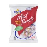Atkinson Mint Twists, Sugar Free, 3.75-Ounce Bags (Pack of 12)