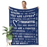 Ewozet Cozy Get Well Blanket, Hug Healing Gifts for Women & Men, Recovery After Surgery, 50×60 Inch
