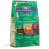 GHIRARDELLI Holiday Classic Chocolate Assortment Squares, 8.6 oz Bag