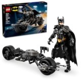 LEGO DC Batman: Batman Construction Figure & The Bat-Pod Bike, The Dark Knight Action Figure and Batman Motorcycle, Super hero Toys, Kids’ Adventure Playset, Gift for Boys and Girls, 76273