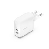 Belkin BoostCharge Doppio caricabatteria con PPS da 60 W per iPhone 16, 15, 14, iPad, Samsung Galaxy e Google Pixel, caricatore compatibile con cavi da USB-C a Lightning
