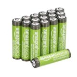 Amazon Basics 16-Pack Rechargeable AAA NiMH High-Capacity Batteries, 850 mAh, 1.2V, Recharge up to 500x Times, Pre-Charged
