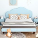 Amazon Basics Memory Foam Mattress, Soft Plush Feel, Queen, White/Grey, 80 x 60 x 6 inches (LxWxH)