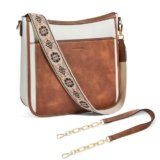 Crossbody Bags for Women Hobo Purses – Vegan Leather Cross Body Bag with 2 Straps Trendy Shoulder Handbag for Daily Use