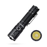 Wurkkos TD04 Tactical Flashlight, Handheld Flashlights Rechargeable, 3000 Lumens Super Bright LED Flashlight with Type C Charging Port Tail Switch for Camping, Hiking, Emergency, IP68 Waterproof
