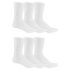 Dr. Scholl’s Mens Diabetes & Circulator – 4 6 Pair Packs Non-binding Comfort And Moisture Management Sock, White, 7-12 US