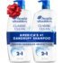 Head & Shoulders Anti-Dandruff Shampoo, Classic Clean Shampoo Twin Pack, 1% Pyrithione Zinc, Flake Control, Scalp Care, Color-Safe, Daily Use, Deep Clean, 32.1 fl oz Each
