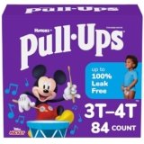 Pull-Ups Boys’ Potty Training Pants, 3T-4T (32-40 lbs), 84 Count (Packaging May Vary)