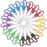 Xnluothsk 18 Packs 8″ Sewing Craft Scissors Bulk,Multipurpose Heavy Duty Sharp Paper Scissors,Stainless Steel Shears for Home Office Student Teacher Supplies