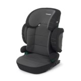 Foppapedretti Seggiolino Auto Open I-Size, per bambini da 100 a 150 cm di altezza, 3-12 anni, conforme ECE R129, Fissaggio Dualfix (Isofix e non), Protezione Impatti Laterali, Sfoderabile, Nero