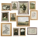 97 Decor Vintage Wall Art Prints – French Country Decor, Vintage Pictures Antique French Posters, Gallery Wall Prints Moody Vintages Decoration for Bedroom, Botanical Nature Painting (8×10 Unframed)