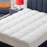 Reitti King Mattress Topper for Back Pain, Extra Thick Pillowtop, Cooling and Plush Mattress Pad Cover Bed Topper Protector with 8-21 Inch Deep Pocket
