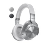Technics EAH-A800E-S Cuffie Wireless, Auricolari Bluetooth Multipoint Over Ear, con Cancellazione Rumore e Microfono, 50 ore di Riproduzione, Argento
