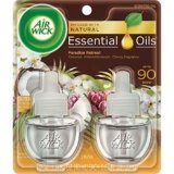 Air Wick Life Scents Scented Oil Warmer Refills, 0.67 Oz, Paradise Retreat, 2 Refills Per Pack, Carton Of 6 Packs