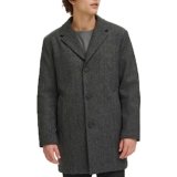 Dockers Men’s Henry Wool Blend Top Coat, Herringbone (Without Bib), Large