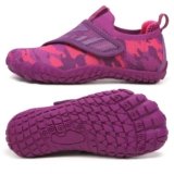 KUBUA Kids Hiking Water Shoes Boys Girls Barefoot Shoes Multifunctional Tennis Sneakers Toddler Little Big Kid Purple 10.5 Little Kid