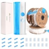 Kit di sacchetti sottovuoto con filamento 3D, 12 pezzi, per stampante 3D, 12 sacchetti sigillati sottovuoto, proteggono da polvere e umidità, mantengono il filamento asciutto, 13,78″ x 13,78″