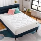 Zinus 12 Inch Cloud Memory Foam Mattress, Queen, Fiberglass Free, Pressure Relieving, Mattress in A Box, CertiPUR-US Certified, White
