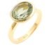 Sophia Rose Jewellery Green Amethyst Oval Ring 8x10mm – 925 Sterling Silver with 3 Micron Gold Plating – Natural Prasiolite, Handmade Fine Jewelry for Women (8)
