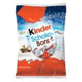 Kinder Schoko Bons, Individually Wrapped Milk Chocolate Bites with Creamy Hazelnut Filling, Stocking Stuffers, 4.4 oz