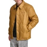 Champion Men’s Diamond Quilted Active Coaches Jacket, Tobacco, Large