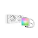Sudokoo NEXAURA 240 Bianco Dissipatore Liquido 240mm per CPU, Raffreddamento Liquido AIO,2 Ventole PWM FDB, ARGB PWM Pompa Silenziosa, 2500-3600RPM,TDP 280W, Intel LGA1851/1700/1200/115X e AMD AM5/AM4