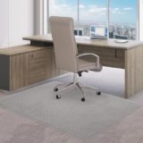 BesWin Office Chair Mat for Carpeted Floors, Transparent Desk Chair Mat for Low Pile Carpets, Plastic Floor Mat for Office Chair on Carpet for Work, Home, Gaming, Easy Glide (36″ X 48″ Rectangle)