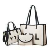 Women Fashion Handbag Wallet Tote Bag Shoulder Bag Top Handle Satchel Purse Set