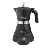 Ariete 1358 Moka Aroma, Moka per caffè, 400 W, 2/4 tazze, Base cordless, Nero