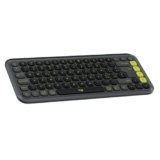 Logitech POP ICON KEYS tastiera Bluetooth wireless, digitazione comoda, tasti programmabili, Easy-Switch tra un massimo di 3 dispositivi, per laptop, tablet, PC, Layout Italiano QWERTY – Grafite