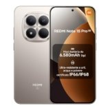 XIAOMI Redmi Note 15 Pro 5G, Smartphone 12+512GB, Batteria massiccia da 6580 mAh, IP66/IP68, Nuova fotocamera 200 MP, Display AMOLED da 6,83″, Titanio, Garanzia 2 anni, Caricatore non incluso