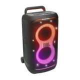 JBL Partybox 520, Speaker Wireless Bluetooth, 15 Ore di Autonomia, Design Portatile, Splashproof IPX4, Suono JBL Pro con AI Sound Boost, Connessione Multi-Speaker Auracast e Ingresso Mic, Nero