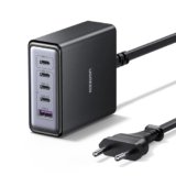 UGREEN Zapix Nexode Caricatore Retrattile USB C 65W GaN Caricatore Rapido a 3 porte PPS 45W Caricatore da Viaggio Compatibile con MacBook Pro/Air, serie Galaxy S-A, iPhone 17 Pro Max Air/Serie 16-12