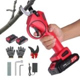Forbici Potatura a Batteria Professionali – Vothen Cesoie Potatura Elettriche 30mm, 2 Batterie 2000mAh, Motore Brushless, Lame Intercambiabili, Kit Completo – Ideale per Giardinaggio, Vigneti, Uliveti