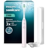 Spazzolino elettrico Philips Sonicare Serie 2000 – Spazzolino sonico con 2 livelli d’intensità, funzione EasyStart, SmarTimer, 14 giorni di autonomia, custodia, rosa, HX4023/03, [Nuovo]