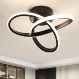 Comely Plafoniere LED Soffitto, 23W 2500LM Lampada da soffitto a LED Moderna, Design Creativo Lampadario in Acrilico per Soggiorno, Camera da letto, Cucina, Bagno, Bianco Neutra 4500K