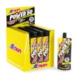 ProAction Carbo Sprint Power 50 Carbo Gel 50g | Gel Carboidrati 2:1 con Maltodestrine e Ciclodestrine Altamente Ramificate per Ciclismo Endurance | 70 ml per Stick | Box da 32 pz