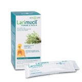 BIOS LINE Larimucil Tosse e Gola, Integratore Alimentare, Integratore Tosse, Gel Fluido Contrasta Tosse Secca e Grassa, Lenisce la Mucosa Orofaringea, 12 Bustine Monodose 10ml Senza Zucchero