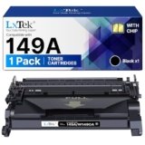LxTek 149A W1490A Con Chip Cartuccia Toner Compatibile per HP 149A 149X W1490A W1490X Nero per HP LaserJet Pro 4002dn 4002dw 4002d 4002 MFP 4102fdn 4102fdw 4102dw (Nero, 1-Pack)