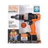 BLACK+DECKER Matrix Jr. Power Drill Kids Tools Play Toy with Forward & Reverse Drilling Action