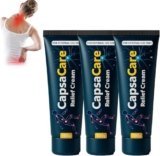 Crema di sollievo neuropatia da capsacare, crema per inieniti nervosi neuropatia, dolore capsacare rel-ef cr-am, ingredienti naturali, per le spalle delle spalle delle mani (3PCS)