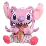 Disney Stitch 10-inch Holiday Feature Plush Angel Stuffed Animal with Music and Motion, Soft Cuddly Material, Toy for Fans, Girls, Kids, Ages 3 and Up by Just Play